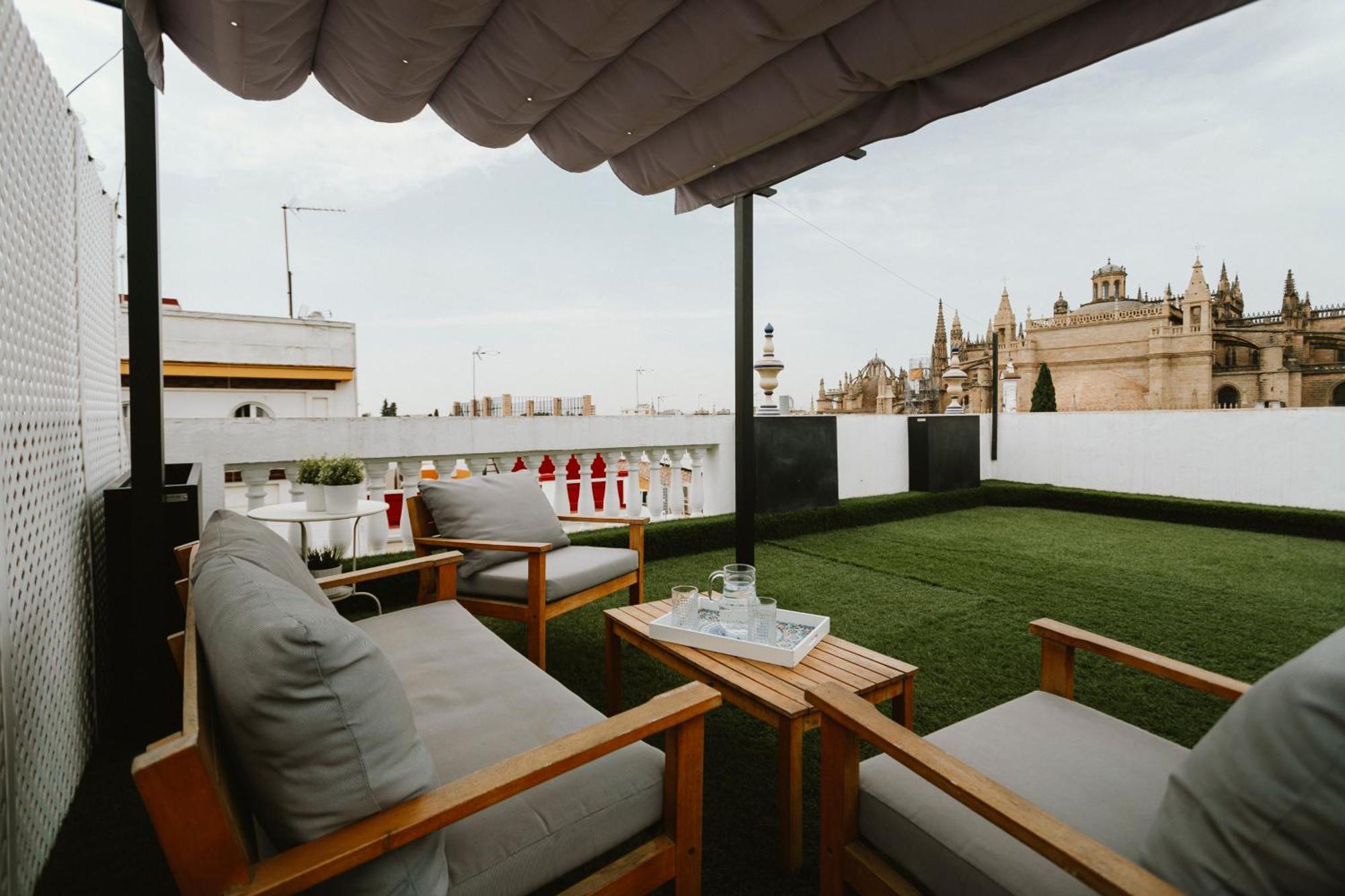 Complete Studio With Terrace - 1Bth- La Giralda Apartment Seville Ngoại thất bức ảnh
